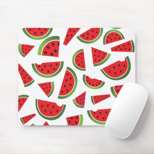 Saftige Wassermelone schneidet Frucht-Muster Mousepad (Mit Mouse)