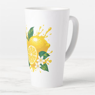 Saftige Zitrone Milchtasse