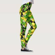Saftige Zitronen-Leggings