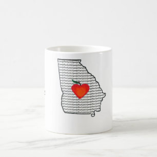 "Saftiger Georgia-Pfirsich-" Kaffee-Tasse Kaffeetasse