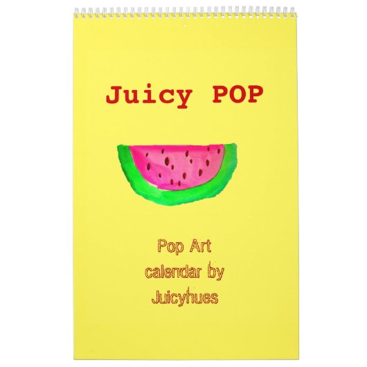 Saftiger POP Pop-Kunstkalender durch Juicyhues Kalender (Titelbild)