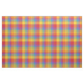Saftiger Regenbogen kariert Stoff (Fat Quarter (45,7 x 55,9 cm))