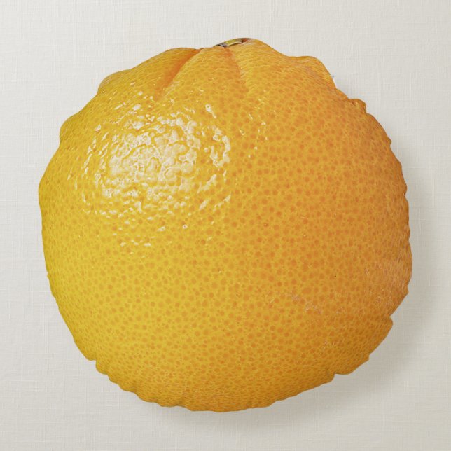 Saftiges orange Kissen (Rückseite)