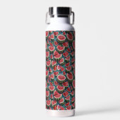 Saftiges Wassermelonen-Musterdesign 1 Trinkflasche (Vorne)