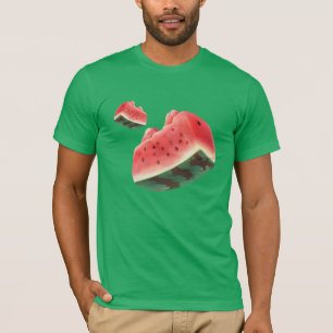 Saftiges Wassermelonenmuster: Sommerliches Frucht- T-Shirt