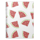 Saftiges Wassermelonmuster Notizblock (Vorderseite)