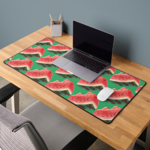 Saftiges Wassermelonmuster: Sommerfrucht-Design Schreibtischunterlage