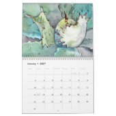 Saftiges Watercolors-Debra-Lee 2019 Baldwin Kalender (Jan 2027)