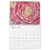 Saftiges Watercolors-Debra-Lee 2019 Baldwin Kalender (Feb 2027)