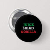 Saftkopf Gorilla New Jersey Garten Nj Küste Italie Button (Vorne & Hinten)