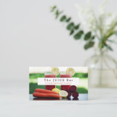 Saftmischung, Juice-Bar Visitenkarte (Stehend Vorderseite)