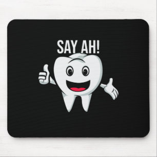 Sag Ah! Ärztin für niedliche Zähne Mousepad