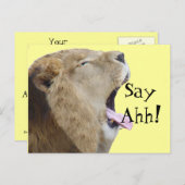 Sag Ahh! Patientenpostkarten Postkarte (Vorne/Hinten)