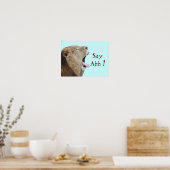 Sag Ahh! Poster Print (Küche)