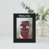 Sag Ahhh, denke an dich! Postkarte (Stehend Vorderseite)