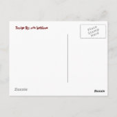 Sag Ahhh, denke an dich! Postkarte (Rückseite)