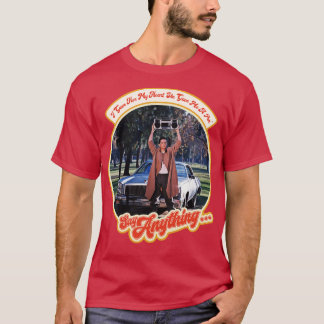 Sag alles, was Retro John Cusack Tribute T-Shirt