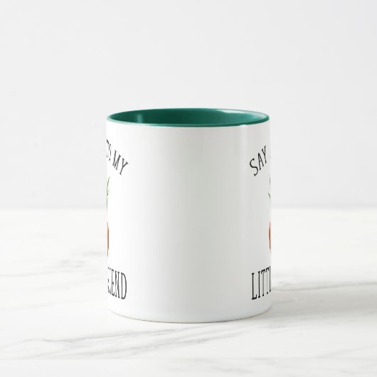 Sag Aloe zu meinem kleinen Freund Tasse (Zentrum)