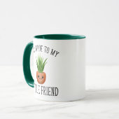 Sag Aloe zu meinem kleinen Freund Tasse (Vorderseite Links)