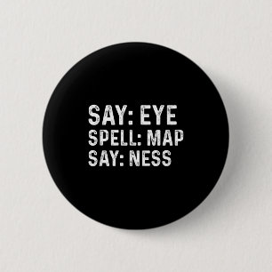 Sag Auge Schreibweise Karte Sag Ness Lustiger Sche Button