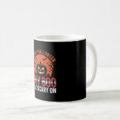 Sag Boo Halloween-Kürbisdesign_1 Kaffeetasse (VorderseiteRechts)