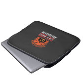 Sag Boo Halloween-Kürbisdesign_1 Laptopschutzhülle (Vorne Knopf)