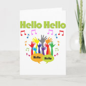 Sag einfach... Hallo Karte (Vorderseite)