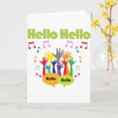 Sag einfach... Hallo Karte (Gelbe Blume)