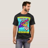 Sag einfach nein! Pferdeschlitter T - Shirt (Vorne ganz)