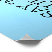 Sag einfach nein poster (Ecke)