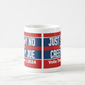 Sag einfach Nein zu Creepy Joe Pro Donald Trump 20 Kaffeetasse (Mittel)