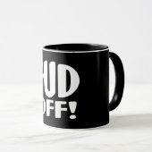 Sag einfach Nein zu Crypto Fud - FLICKEN SIE AB! Tasse (VorderseiteRechts)