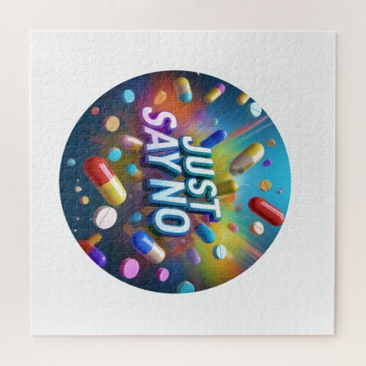 Sag einfach Nein zu Drogen Puzzle (Horizontal)