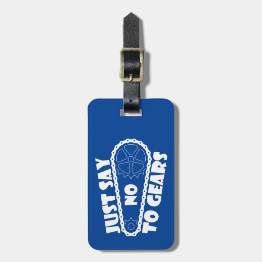 Sag einfach nein zu Gears Gepäckanhänger (Vorderseite vertikal)