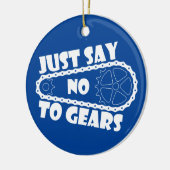 Sag einfach nein zu Gears Keramik Ornament (Links)