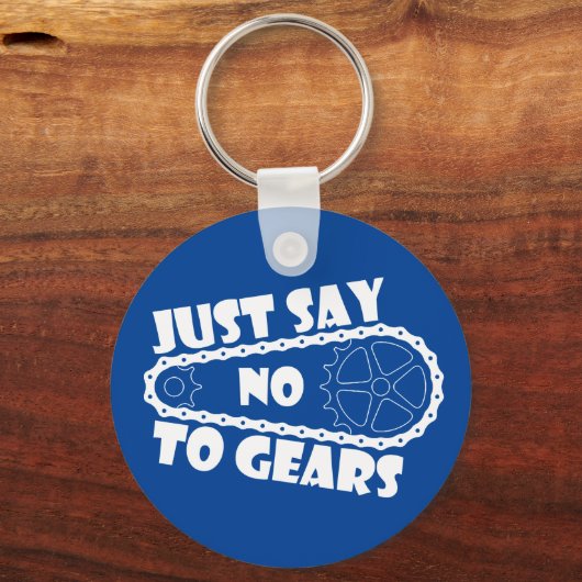 Sag einfach nein zu Gears Schlüsselanhänger (Vorderseite)