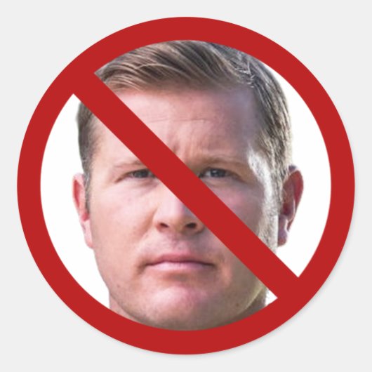 Sag einfach Nein zu Tim Runder Aufkleber (Vorderseite)