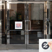 Sag einfach Nein zur Commie Ho Harris Walz Fensteraufkleber (Büro Tür)