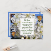 Sag es Jesus! Karte (Vorderseite/Rückseite Beispiel)