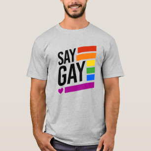 Sag es laut - Regenbogen Bars T-Shirt