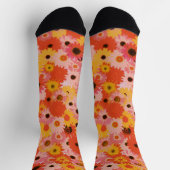 "Sag es mit Blumen" Socken (Oben)