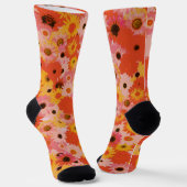 "Sag es mit Blumen" Socken (Gewinkelt)