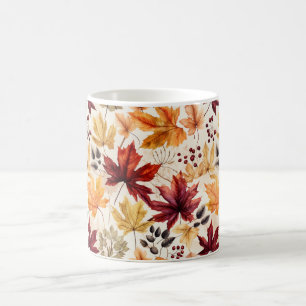 Sag es mit Herbstblättern 3 - Kaffeetasse