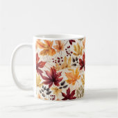 Sag es mit Herbstblättern 3 - Kaffeetasse (Links)