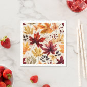 Sag es mit Herbstblättern 3 - Serviette (Beispiel)
