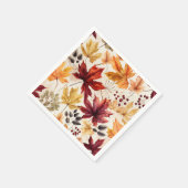 Sag es mit Herbstblättern 3 - Serviette (Ecke)