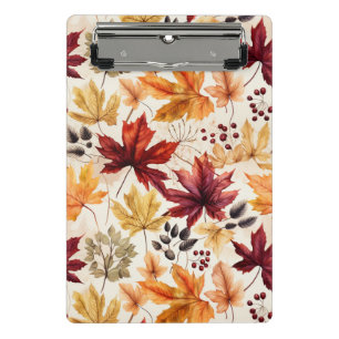 Sag es mit Herbstlaub 3 - Mini Klemmbrett