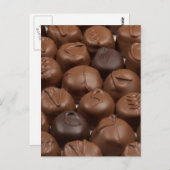 Sag es mit Schokolade! Postkarte (Vorne/Hinten)