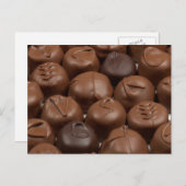 Sag es mit Schokolade! Postkarte (Vorne/Hinten)