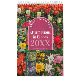 Sag es täglich - Affirmationen in Blüte 12 Monate Kalender